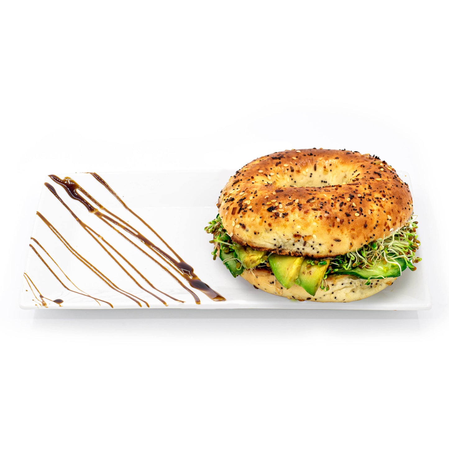 Beverly Hills Green Bagel Sandwich