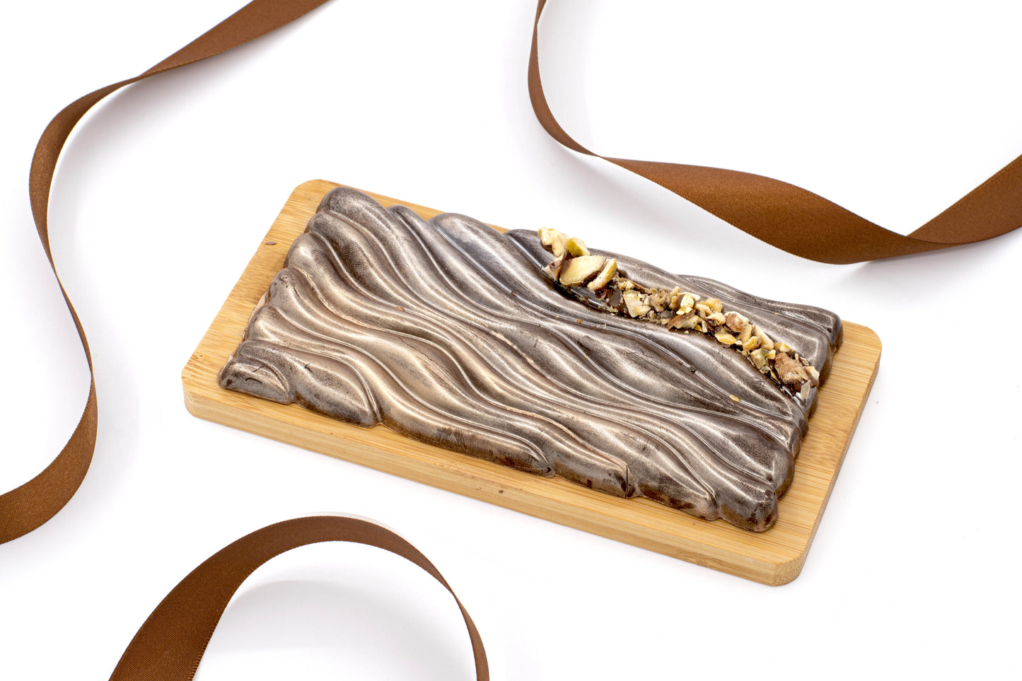 Dark Chocolate bars with Pistachio Filling