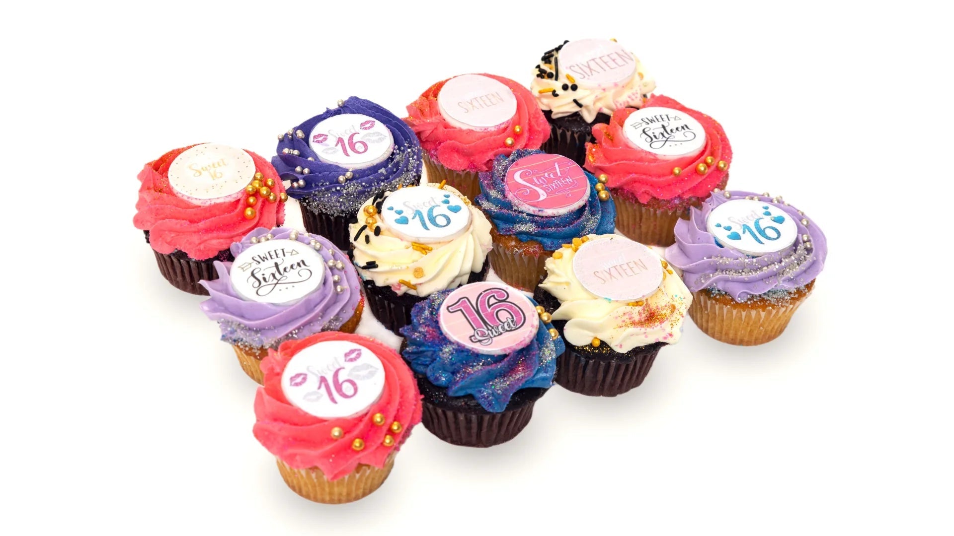 Cupcake display for events and dessert table catering by Sweet Angeles, Beverly Hills