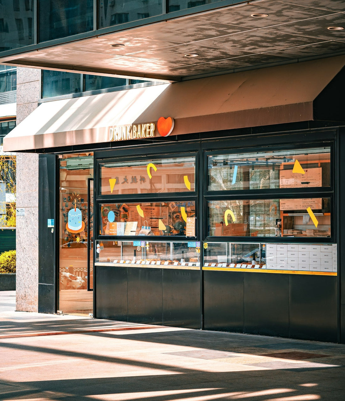 Bakery display case in Los Angeles, representing the walk-in bakery model covered in this guide