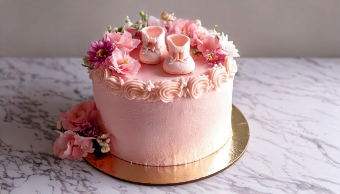 Valentine's Day cupcakes with pink and red buttercream from Sweet Angeles Los Angeles