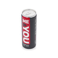 Tall can of sparkling ice tea with 'ME & YOU' label, 355ml, on white background