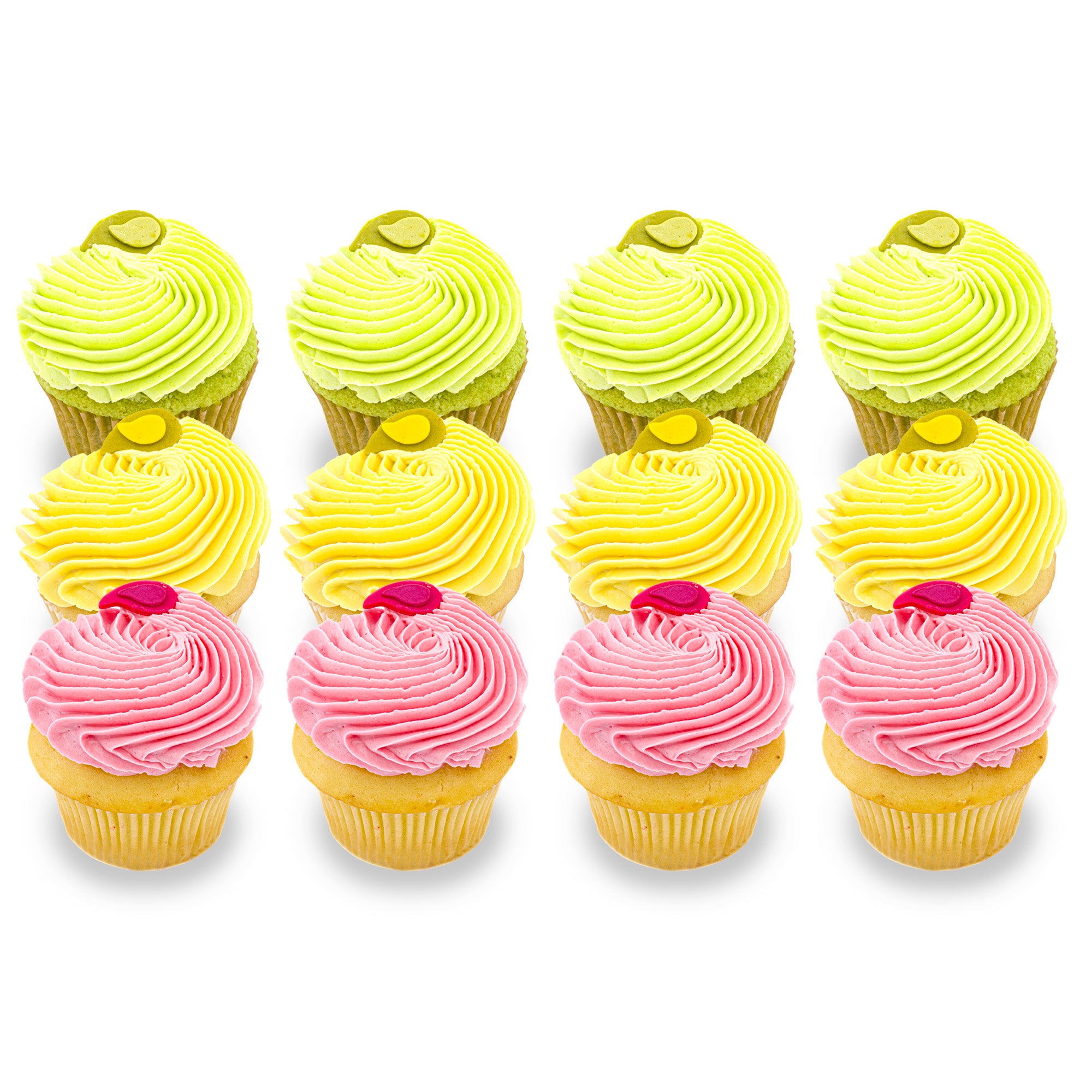 5# Set - Lemon Raspberry | Lemon and Lemon | Key Lime cupcake set from Sweet Angeles Beverly Hills