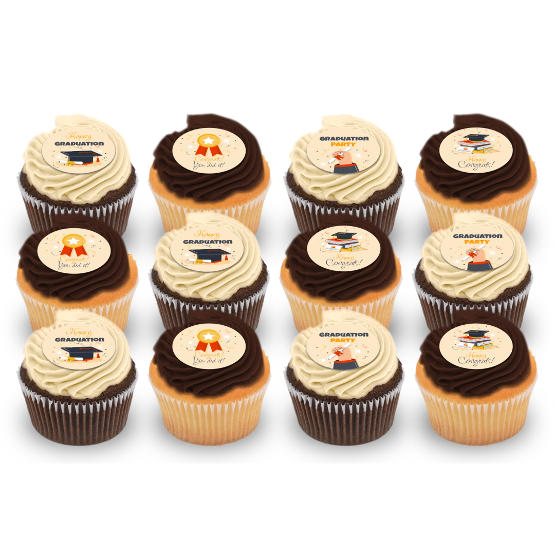 Happy Graduation gourmet cupcake from Sweet Angeles Beverly Hills