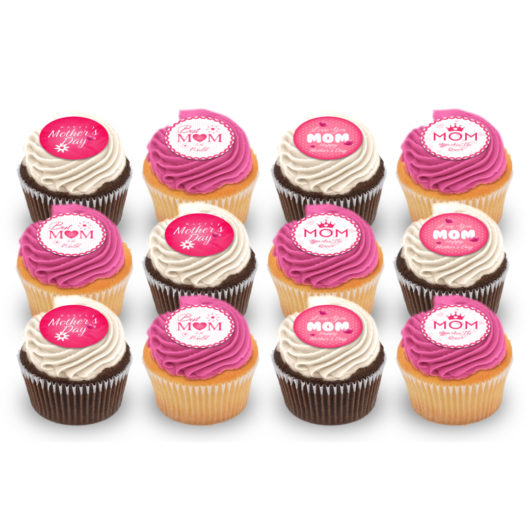 Happy Mothers Day gourmet cupcake from Sweet Angeles Beverly Hills