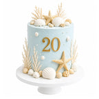 Coastal Seashell Cake