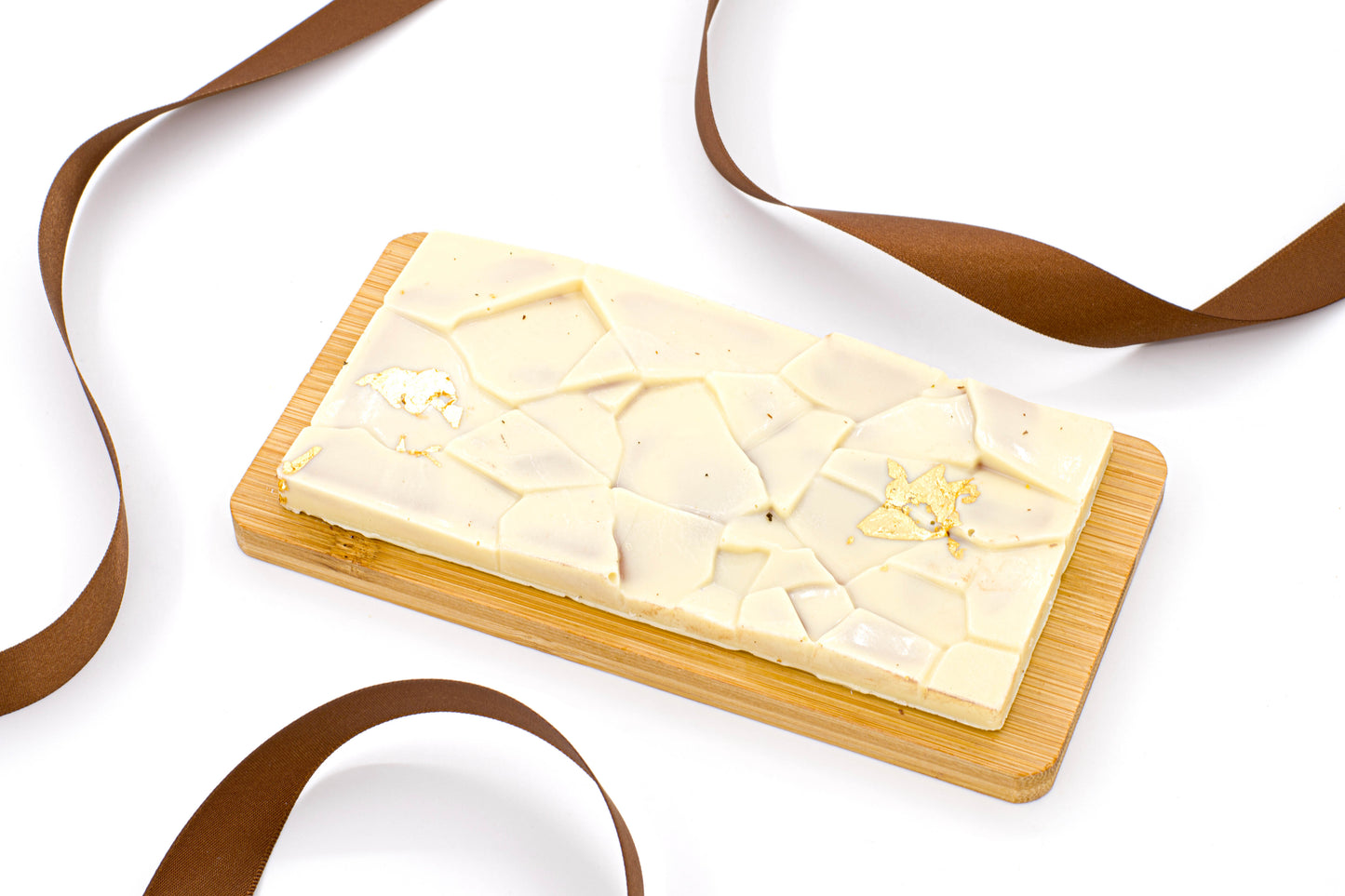White Chocolate bars with Sulted Caramel