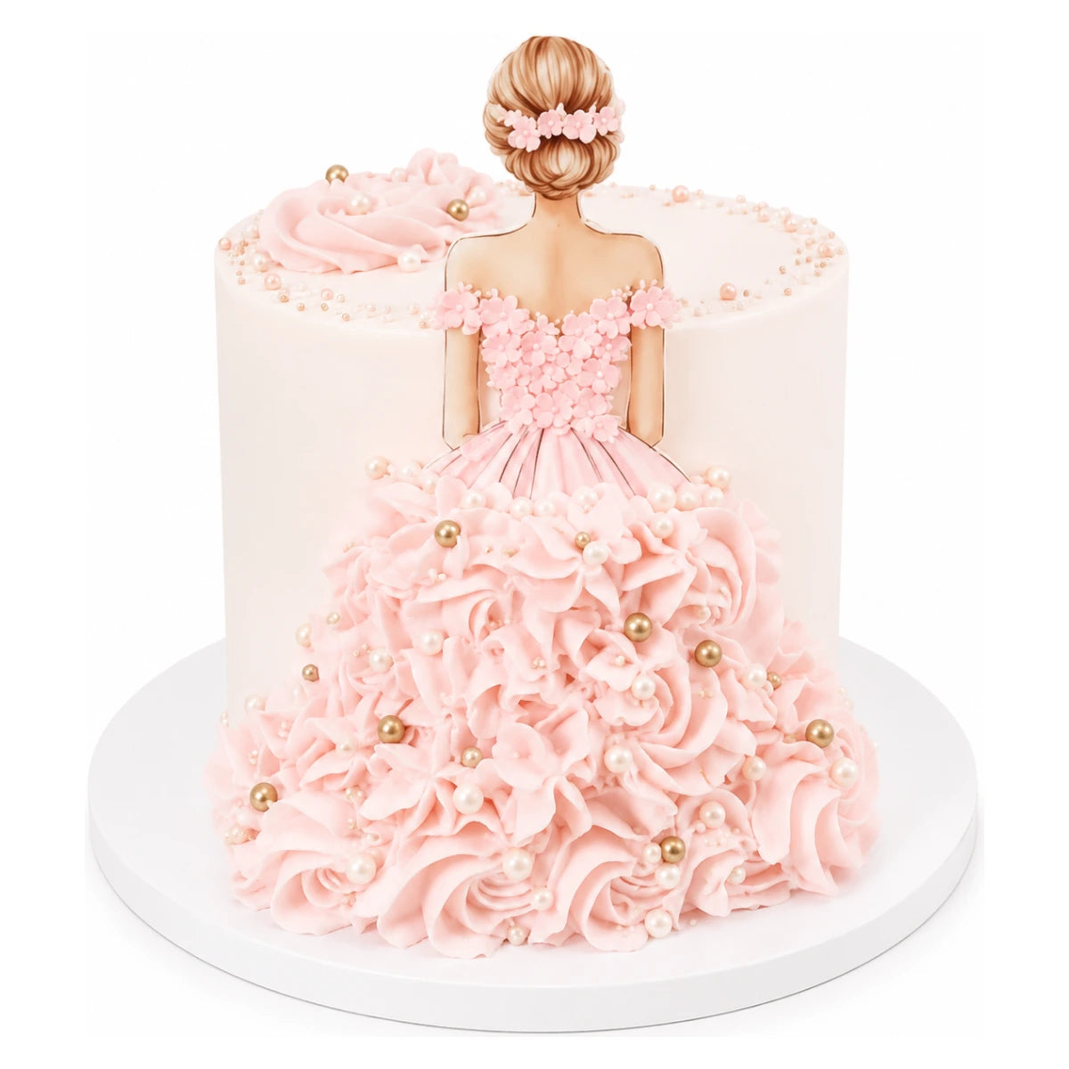Pink Ballerina Dress Cake | Birthday Cakes