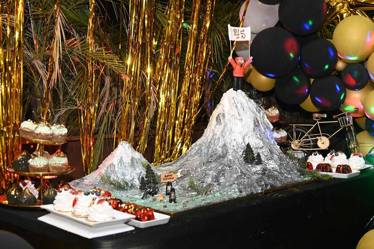 Custom designed cake with floral decoration
