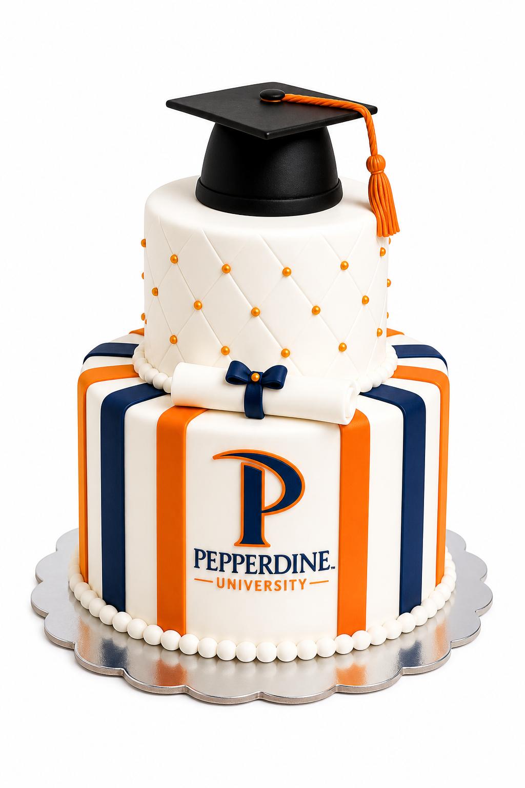 Pepperdine University Graduation Cake