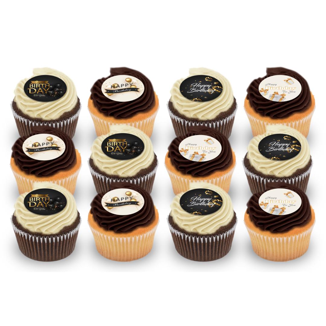 Happy Birthday gourmet cupcake from Sweet Angeles Beverly Hills